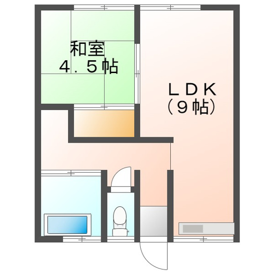 【間取り】 | コーポ山口