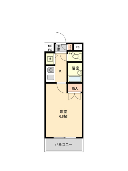 【間取り】 | サンハイム高井戸Ⅱ