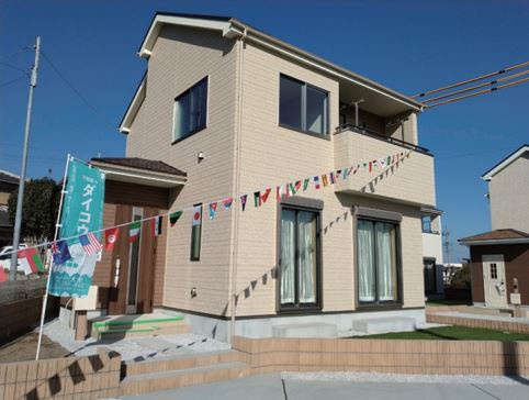 高崎市山名町Ⅱ期（全4棟）A号棟の外観|きれいな外観です