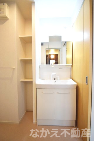 【洗面所】 | スペースが確保できる洗面所です