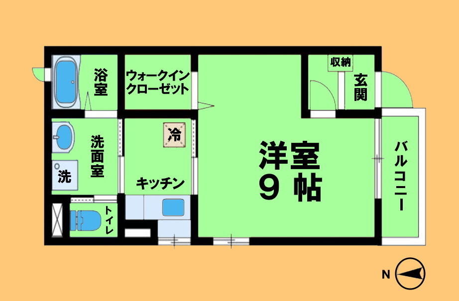Via桜Ⅱ番館の間取り