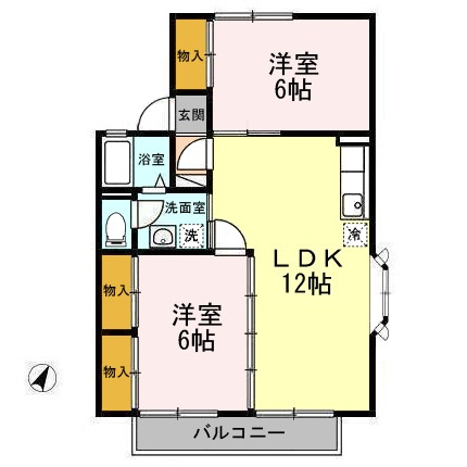 セジュールマロニエの間取り