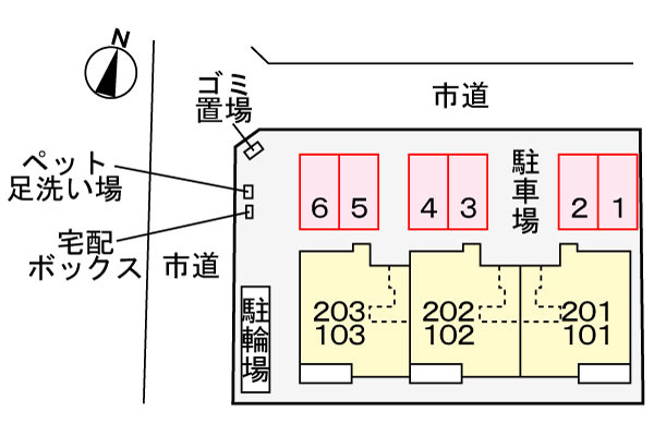 ラ　カーサ　卯之のその他共用部分