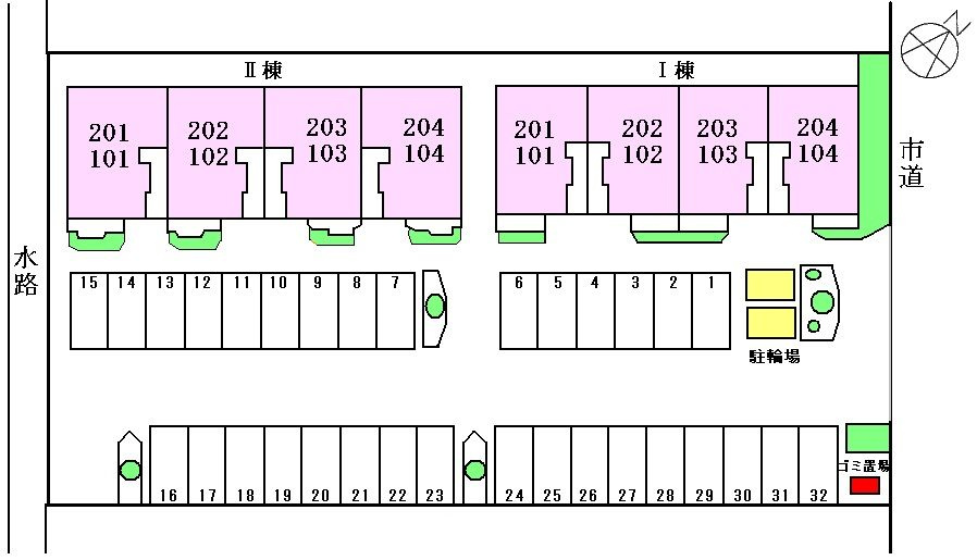 セイバリーⅡの区画図
