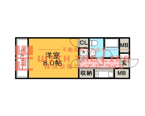 ローズガーデンⅠ【キャッシュバック対象物件】の間取り