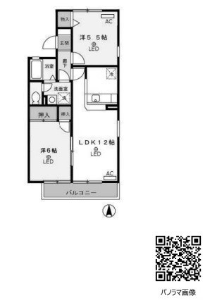 【間取り】 | スクウェアガーデンⅠ