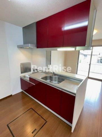 パインフラットのキッチン