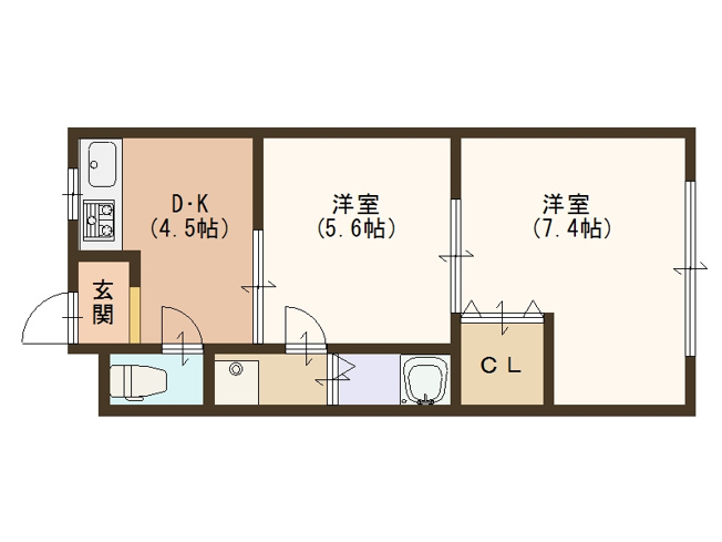 【間取り】 | ロイヤルコーポラス