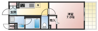 【間取り】 | アムール千原 | 略図の為、現状優先