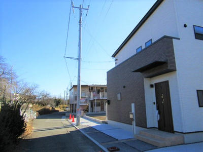 【前面道路含む現地写真】 | エンゼルハウス甲府市上石田1丁目⑥ | 前面道路含む現地写真です