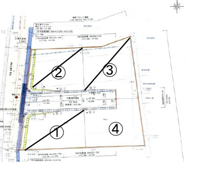 【区画図】 | 中区国富2丁目・4区画 | 残り1区画です！