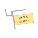 和歌山市毛見・土地・56732の区画図