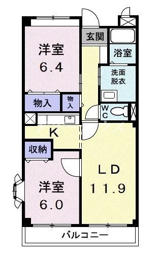 ツウィンズ2の間取り