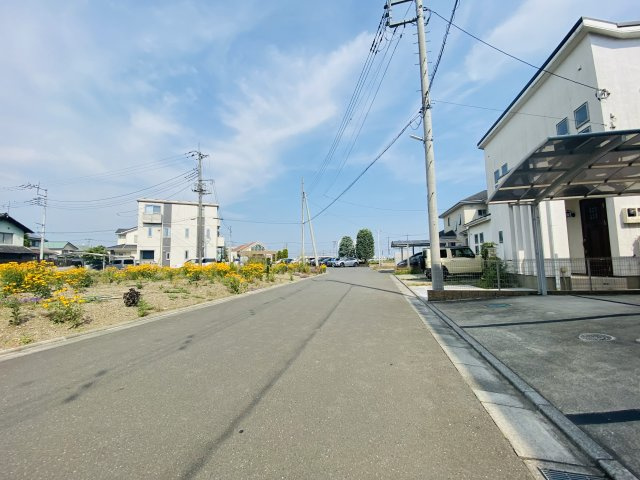 敷地面積６０坪　売地　川越市小ケ谷の前面道路含む現地写真|接道：南西6.2ｍ公道
