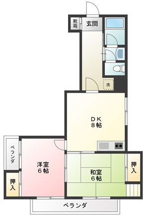 ヴェルデ赤羽の間取り