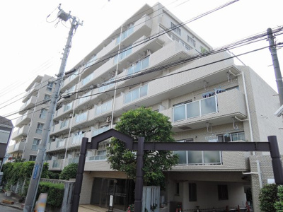 【外観】 | コスモ大倉山壱番館 | 総戸数６０戸、昭和６２年３月築、管理人は日勤勤務につき管理体制良好です♪