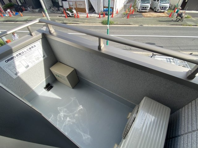 ウェルコート四つ木のバルコニー