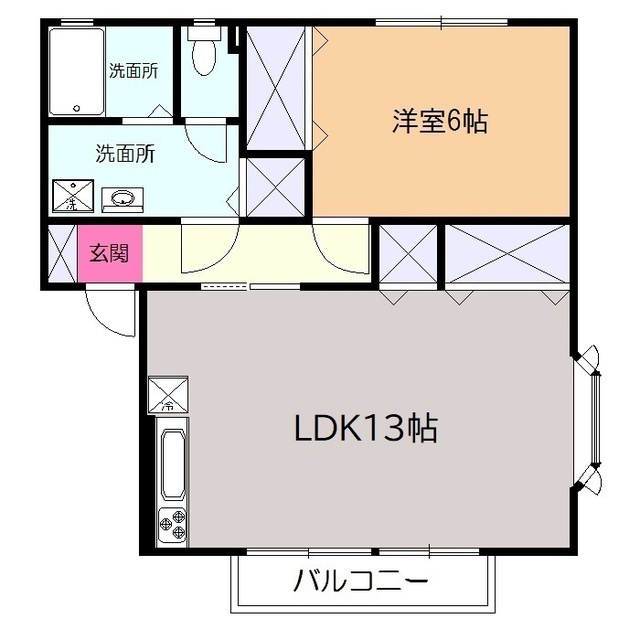 ヴェールの間取り