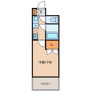【間取り】 | ローズコーポ天満東Ⅱ