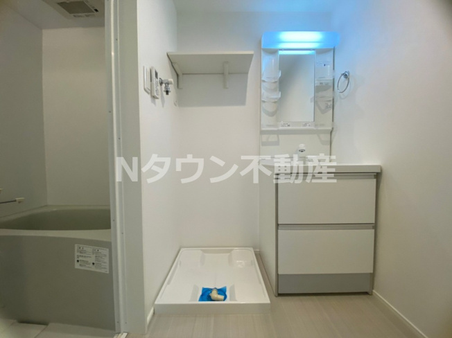 【独立洗面台】 | BLUE GARDEN | 独立洗面台あり、毎朝おしゃれに忙しい女性の方におすすめです
