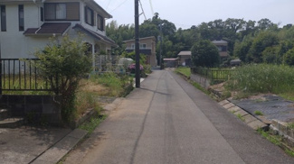 【前面道路含む現地写真】 | 市原市西国吉　土地　馬立駅 | 通行量が少なく静かです。