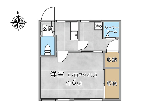 【間取り】 | 東田荘Ｂ棟