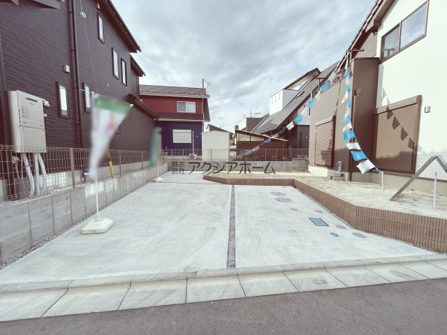 飯能市平松・全4棟　新築未入居一戸建て　1号棟　の駐車場|駐車3台可能です(車種制限あり)