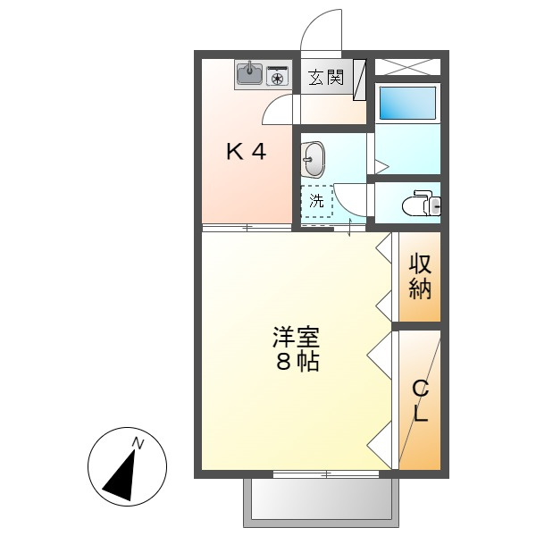 ファミール・ビラＡの間取り
