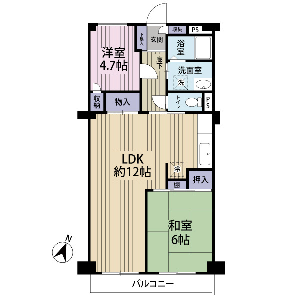 広いリビングが特徴の間取り★