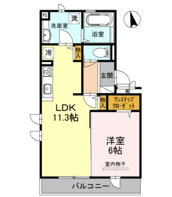 ミルキーコート水池の間取り