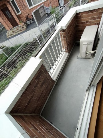 エヴァーグリーンのバルコニー