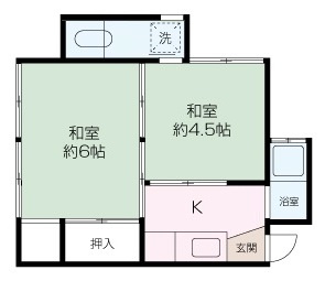コンパクトな2Kのアパートです♪