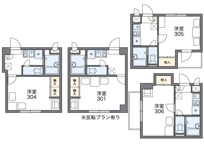 【間取り】 | レオパレスアストラーレ茶屋町東