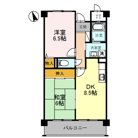 龍の樹マンションの間取り