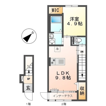 【間取り】 | ルミエール幸田