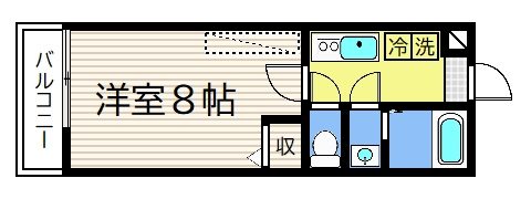 【間取り】 | フラッティ有馬町