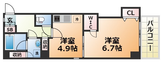 とけいや館　北野坂の間取り