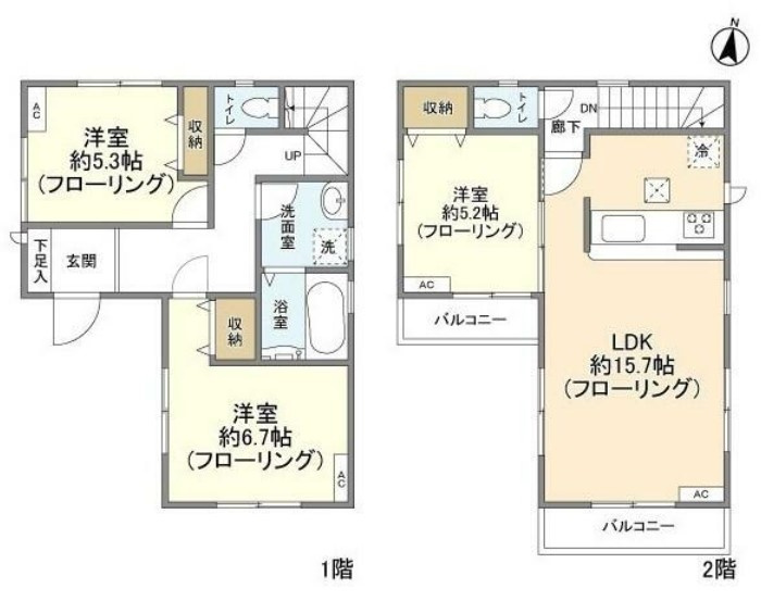 Kolet中河原の間取り