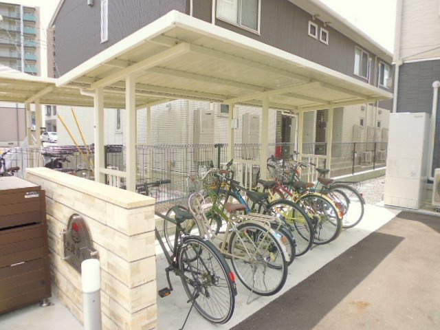 倉敷市老松町１丁目のアパートのその他共用部分|駐輪場