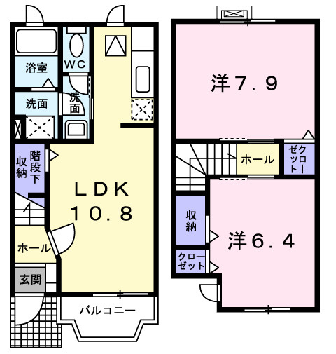 ロークアットの間取り