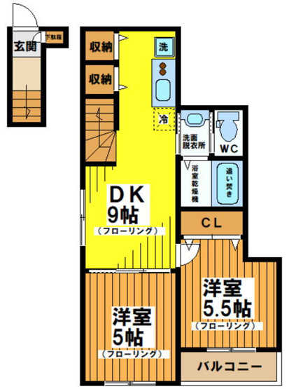 【間取り】 | 笹塚フラッツ