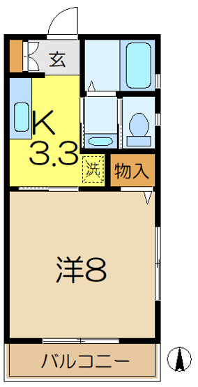 【間取り】 | ガーデンハイツ２