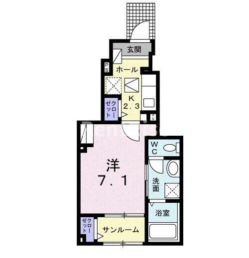 ポポの間取り|間取図