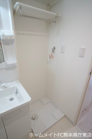 熊本市中央区国府４丁目のアパートの洗面所