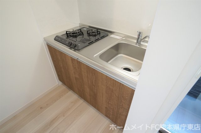 熊本市中央区国府４丁目のアパートのキッチン
