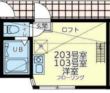 【間取り】 | ユナイト黄金町アステカ