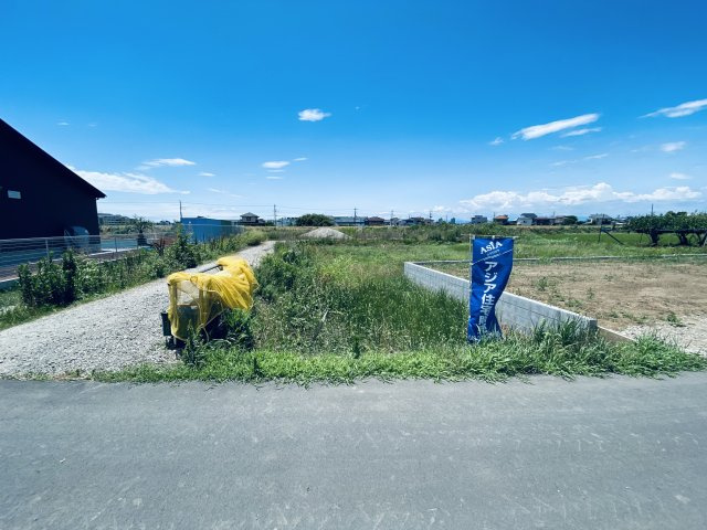 富士見市上南畑　売地の前面道路含む現地写真|現地（2022年7月）撮影