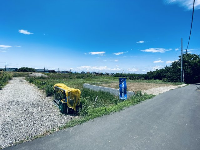 富士見市上南畑　売地の前面道路含む現地写真|現地（2022年7月）撮影