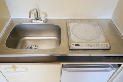 【キッチン】 | ホーユウコンフォルト飛鳥山東 | 1口IHコンロ