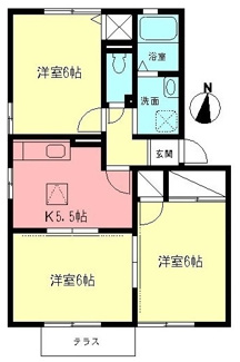 【間取り】 | サンシャインＢ
